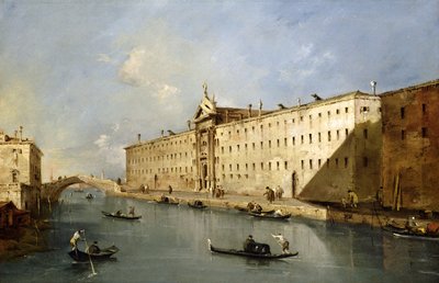 Rio dei Mendicanti by Francesco Guardi